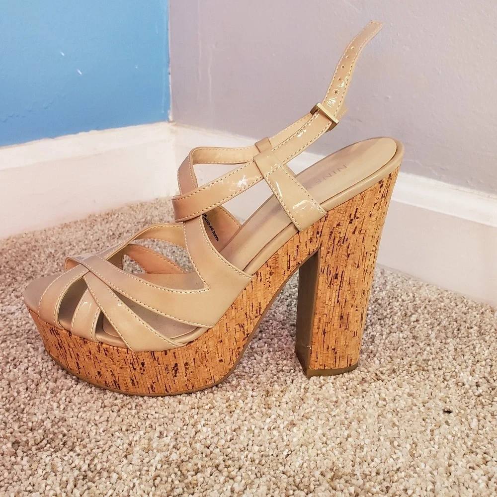 Nine west chunky heels